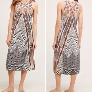 Anthropologie HD in Paris Solstice Silk Midi Dress